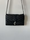 Rebecca Minkoff Edie Quilted Wallet On Chain Black One Size