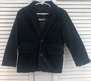 Gap size 5 black velvet blazer jacket holiday special occasion - Picture 1 of 6
