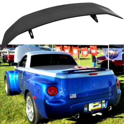 Alerón trasero de 47" de carbono estilo GT Racing Wing para Chevrolet SSR 2003-2006 Foto 1 de 4