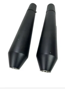 "POWERAGE EXHAUST, BLACK" FIT FOR ROYAL ENFIELD INTERCEPTOR 650 & GT 650 - Bild 1 von 5