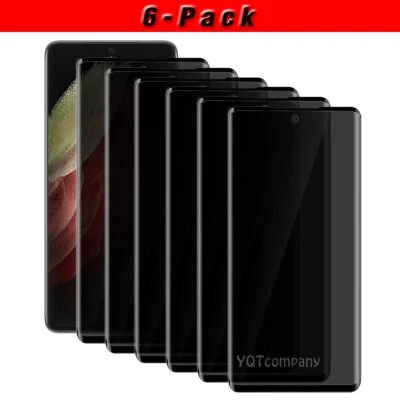 Protector de pantalla de vidrio de privacidad antiespía para Samsung Galaxy S21/S22 S23 S25 Ultra Foto 1 de 4