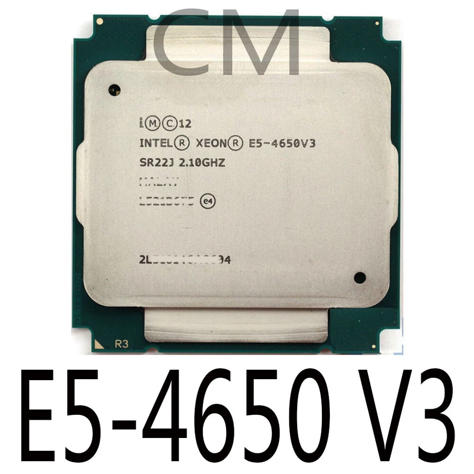 Intel Xeon E5-4650 V3 2.1GHz 12Core 9.60GT/s 30MB SR22J LGA2011-3 CPU Processor - Image 1 of 1