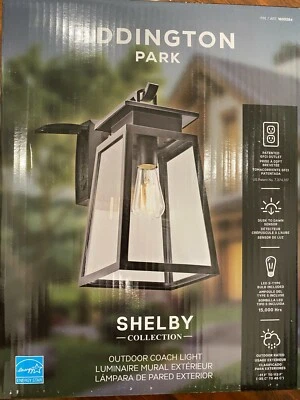 Addington Park Outdoor Coach Light with Patented GFCI Outlet  - Image 1 of 4