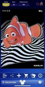 LEGENDARY MARLIN SERIE 2 AURA 2025 MOUSEFRACTOR-TOPPS DISNEY COLECCIONAR DIGITAL - Imagen 1 de 1