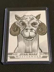 2024 Topps Masterwork Star Wars 1/1 Sketch By Eric Medina - Bild 1 von 2