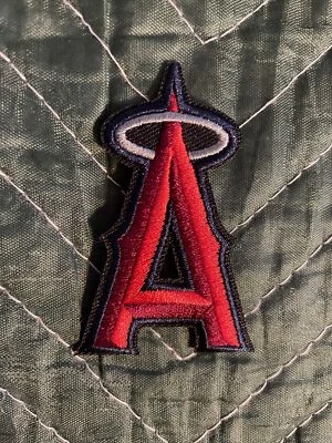 New MLB Anaheim Angels Halo Iron On  Patch - Image 1 of 2