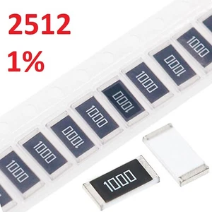 SMD Widerstände Widerstand Bauform 2512 1% 1W Werte WÄHLBAR SMT Resistor - Bild 1 von 2