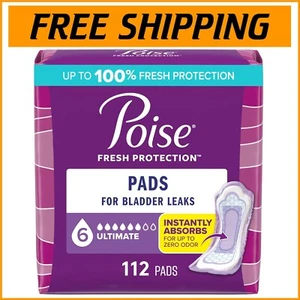 Regular Length Pads: Bladder Leaks Protection with 6 Drop Absorbency, 112 Count - Picture 1 of 8
