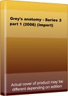 Grey's anatomy - Series 3 part 1 (2006) (import) BOXSETS Fast Free UK Postage