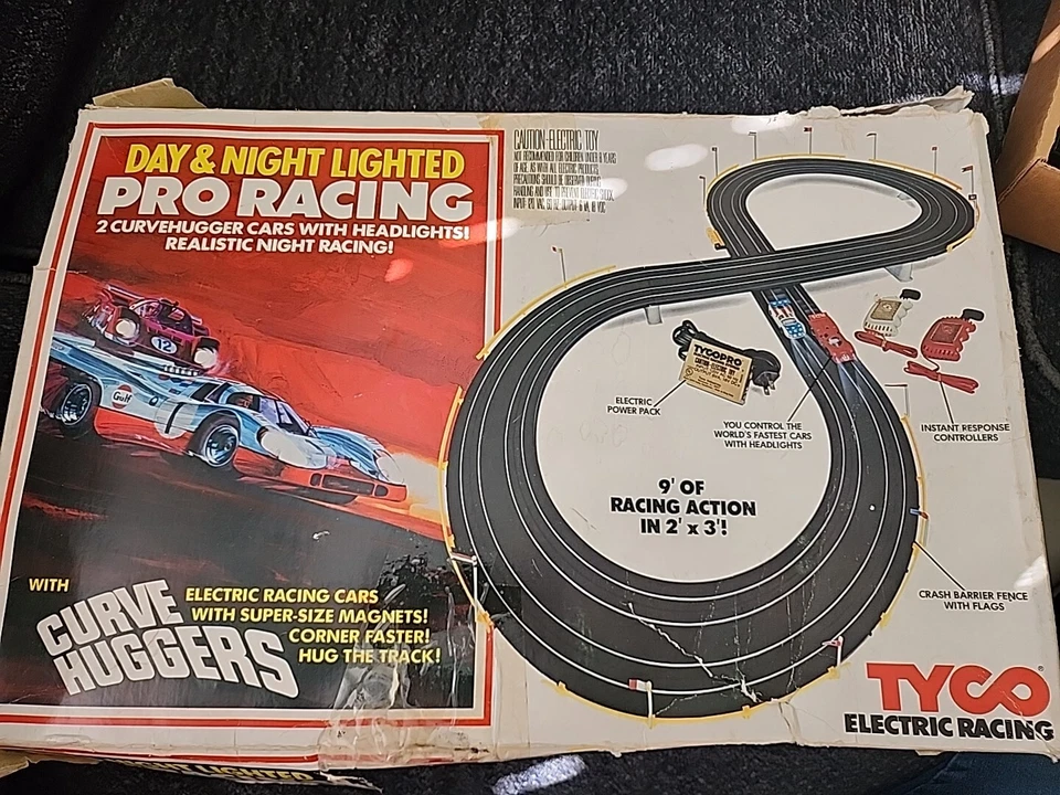 Tyco Pro Racing Tour Track, sin coches. 1977 Foto 1 de 4