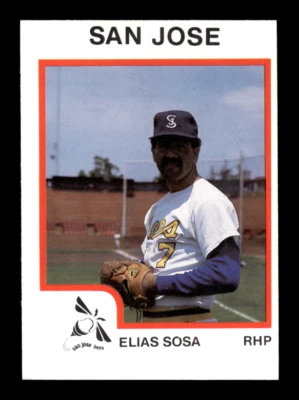 1987 Procards # 2208 Elias Sosa Card (ML2) San Jose Bees - Image 1 of 2