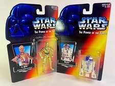 Star Wars Power of the Force Vintage 1996 C-3PO and R2-D2 from Kenner