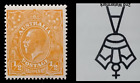 ACSC 66Aa ~ SG 56w - 1923 Australia Orange ½d KGV Stamp Mint - 64a