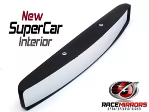 Auto Racing Wide-View Center Mirror - 17.7 X 2.36in Convex Glass Lens - USA Made - Bild 1 von 12