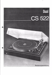 Dual Bedienungsanleitung für CS 522 deutsch   Copy - Picture 1 of 1