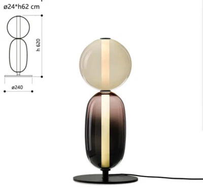 Lámpara de pie moderna colorida mesa de escritorio de techo luz de pie dormitorio comedor Foto 1 de 4