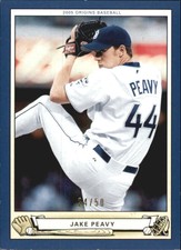 2005 Origins Blue #6 Jake Peavy /50