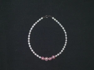 Pulsera de perlas de agua dulce - Cierre de plata de ley - Hecho a mano Hawaii - Kauai - Imagen 1 de 1