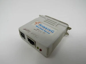 Hawking Tech Mini Print Server Adapter 10Base-T PN6125 - Picture 1 of 9