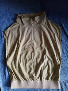 BRUNELLO CUCINELLI Ivory Leather Suede Sleeveless Gilet Vest Size IT 42 UK 10 - Picture 1 of 8