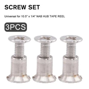 3 x Screw Set NAB HUB 1/4" TAPE REEL 10.5" AMPEX TEAC RMGI STUDER UK - Afbeelding 1 van 10