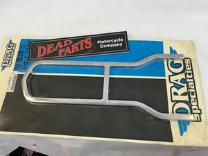 Harley chrome 18" tall sissybar passenger backrest upright 7 1/4" HKY - Picture 1 of 1