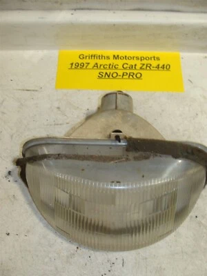 ARCTIC CAT ZR440 1997 Sno Pro ZL? Lente de faro OEM con bombilla Foto 1 de 4