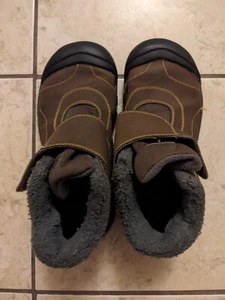 Keen Big Kids Brown Winter Fall Shoes size 6 - Picture 1 of 7