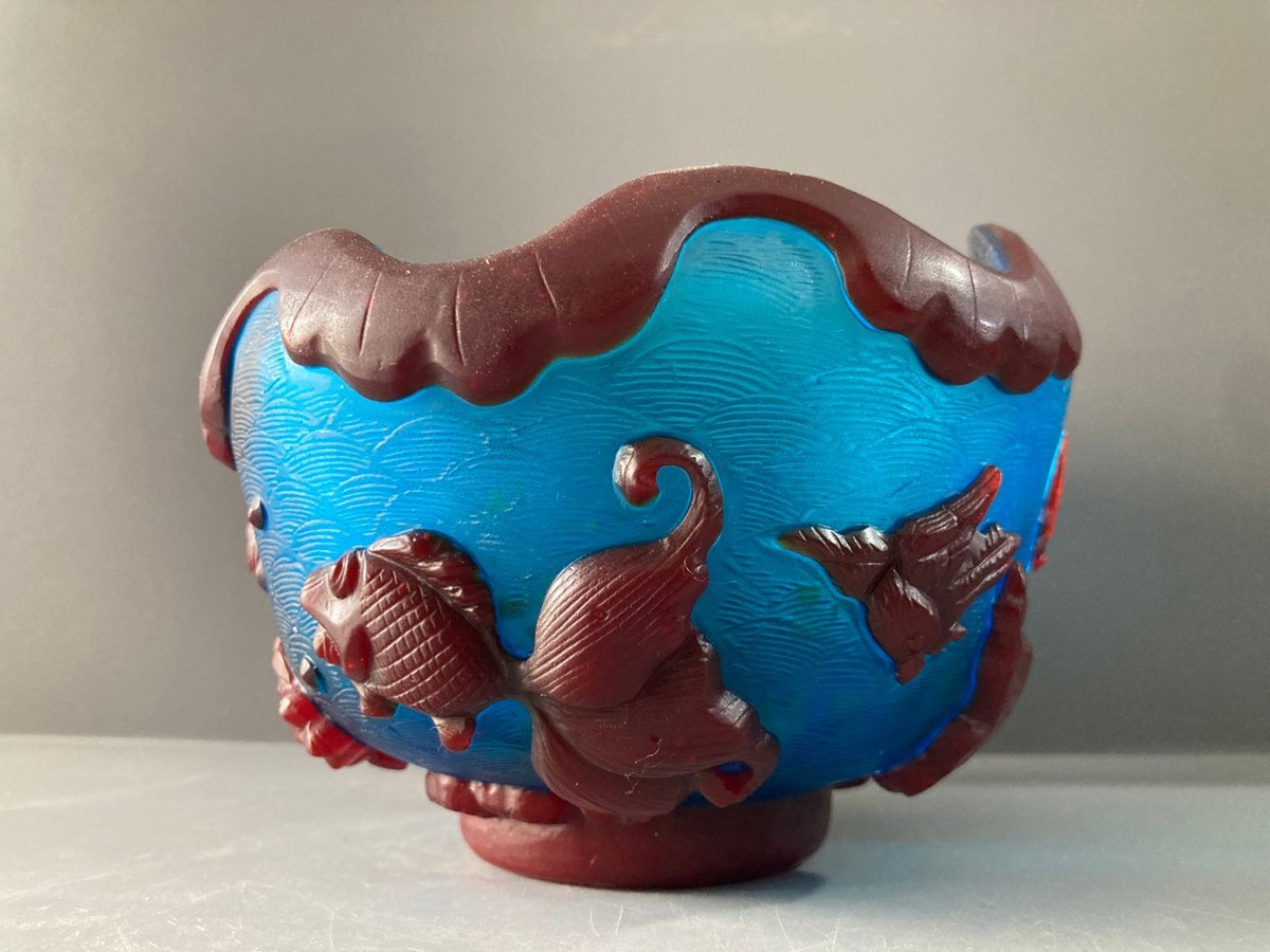 中国古美術 墨置 墨床 ガラス　硝子 中国古美術 墨置 墨床 ガラス 硝子