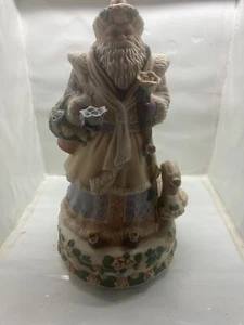 ABC Vertrieb Porzellan Viktorianischer Weihnachtsmann Musical Gebraucht Vintage - Bild 1 von 5