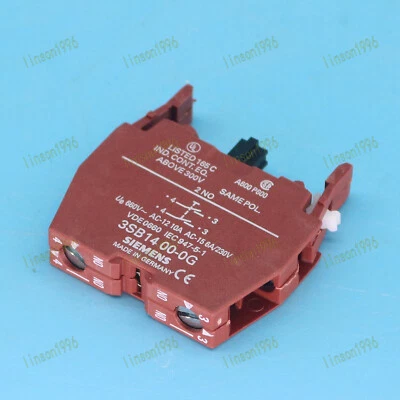 One New For Siemens 3SB1400-0G Push Button Auxiliary Contact - Image 1 of 4