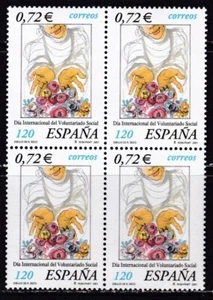 ESPAÑA - 2001 - Edifil 3842 - Voluntariado Social - Bloque 4 - MNH - Imagen 1 de 1
