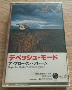 Depeche Mode A Broken Frame PKF-5348 Rare Japan Cassette Insert OBI Tape - Picture 1 of 7
