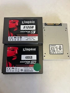 Lot of 7 Kingston 2.5" 512GB 480GB mixed SSD SOLID STATE SSD Drive SATA - Picture 1 of 2