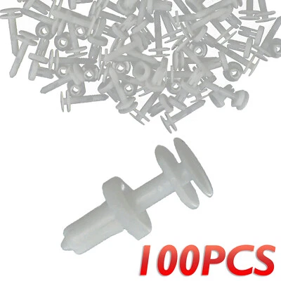 100x clips de retención de panel de moldura de puerta para Chevy K1500 1995 1996 1997 1998 1999 Foto 1 de 4
