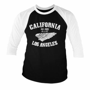 Officially Licensed Route 66 California Baseball 3/4 Sleeve T-Shirt S-XXL Sizes - Picture 1 of 1