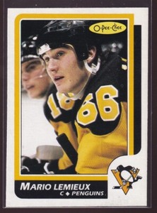 86/87 OPC O-PEE-CHEE MARIO LEMIEUX  CARD #122