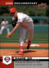 2008 Upper Deck Documentary Philadelphia Phillies Baseball #810 Jamie Moyer
