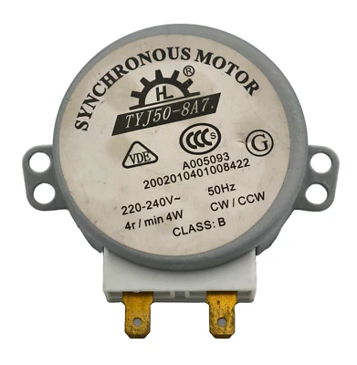★Synchronous Motor Drehtellermotor TYJ50-8A7 220-240VAC 4R/CCW 50Hz Mikrowelle★ - Bild 1 von 2