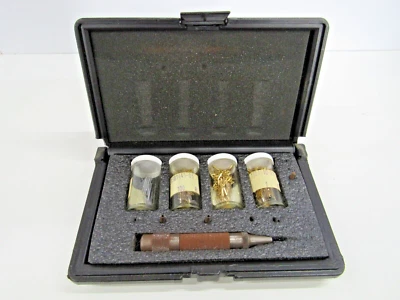 Male Contact Pins Gold? Gold Plated? With Starrett 18A Punch Tool Electronic RS - Image 1 of 4