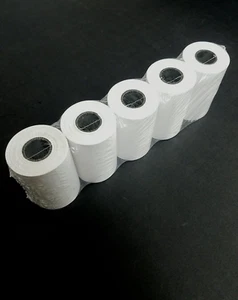 5 ROLLOS Ingenico Desk3500/5000 Papel ea 2-1/4" x 50' Envío Gratis POS Terminal Papel - Imagen 1 de 2