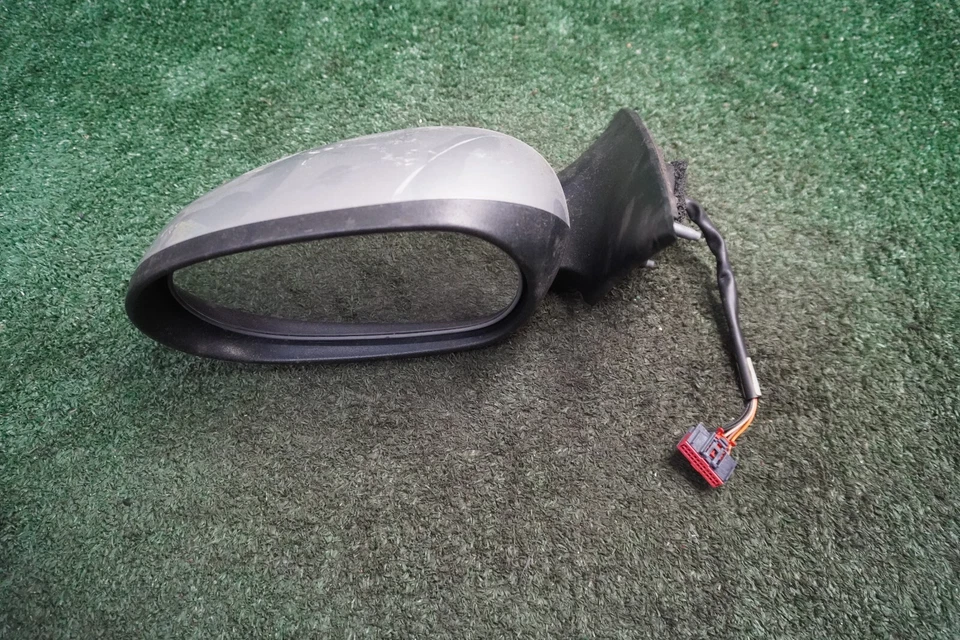 Espejo de puerta Jaguar X Type 2002 2003 2004 lado del conductor plateado OEM E11015712 Foto 1 de 3