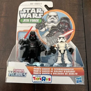 Playskool Heroes Star Wars Jedi Force DARTH VADER & STORMTROOPER TRU Exclusive - Picture 1 of 4