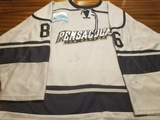 Pensacola Ice Flyers Patrick Knowlton Game Worn Used Jersey SPHL ECHL Pilots 3rd
