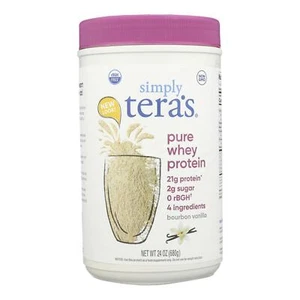 Tera's Whey Protein - rBGH Free - Bourbon Vanilla - 24 oz - Picture 1 of 2