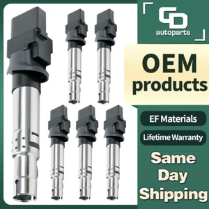 UF531 Upgrade OEM 6 Ignition Coils for Porsche VW 04-08 V6 3.0L 3.2L 3.6L C1466 - Picture 1 of 6