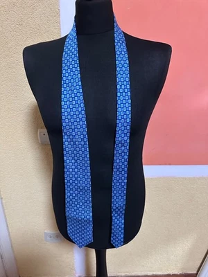 Шелковый галстук Cesare Attolini синий - Изображение 1 из 4