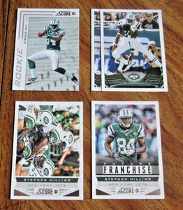 Lote de 5 tarjetas coleccionables Stephen Hill con 1 novato NFL fútbol americano New York Jets - Imagen 1 de 2