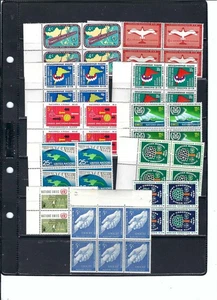 Bloques de 4 Naciones Unidas Surtidos Años 60 - Oficina Nueva York - MNH (2246) - Imagen 1 de 1