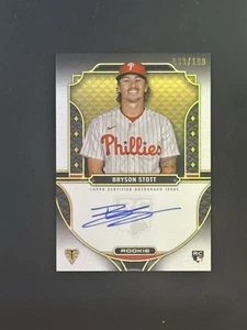 Bryson Stott 2022 Topps Triple Threads RA-STOT Rookie RC Autograph Auto #/199 - Bild 1 von 2